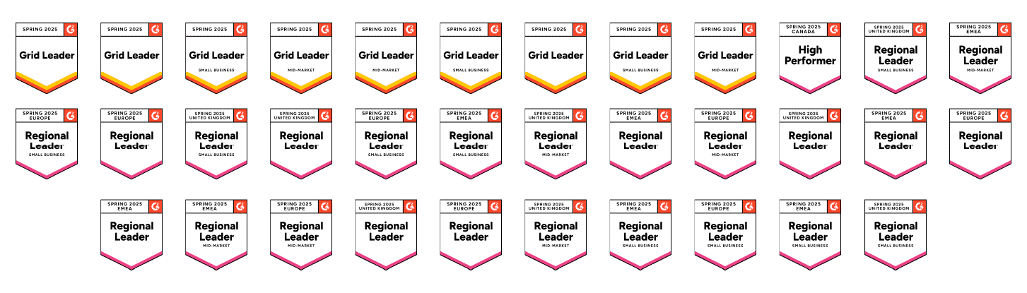 G2 Badges 2025 Spring