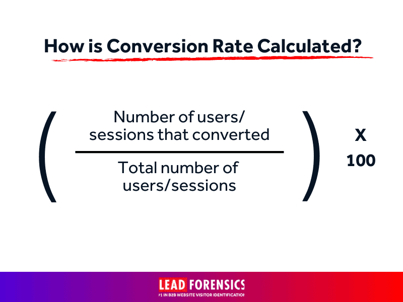 how is conversion rate calculated?